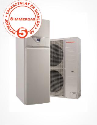 Immergas Magis Hercules Pro 14 T Álló split levegő-víz hőszivattyú beépített 235L-es HMV és 45L-es puffer tárolóval 3.030435