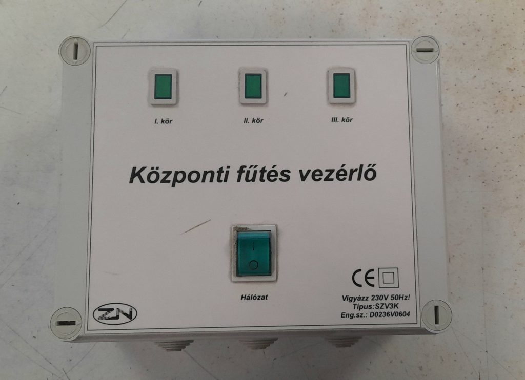 Központi fűtés vezérlő SZV3K