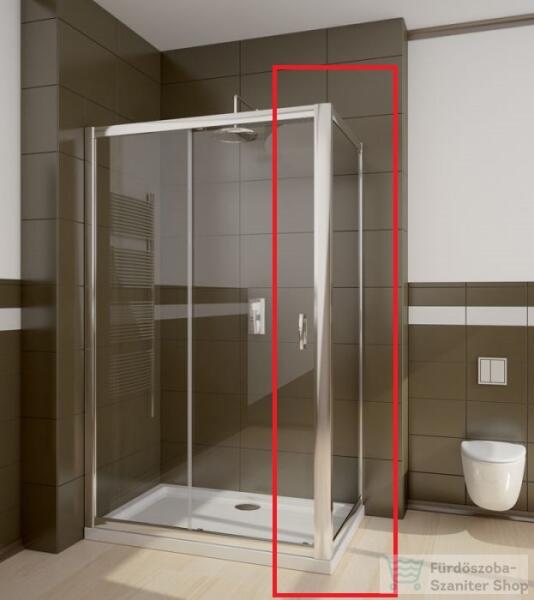Zuhanykabin fix oldalfal bizt. üveg PREMIUM PLUS S 80 Radaway 80 cm átlátszó (33413-01-01N)